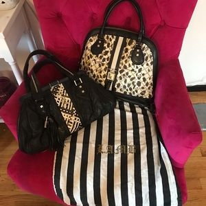 Set of Used and well WORN LAMB bags w 1 dust cover